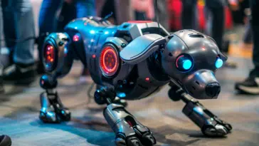 animation robot chien