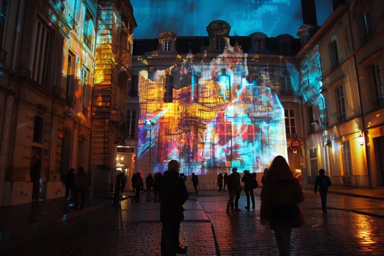 mapping à Rennes 